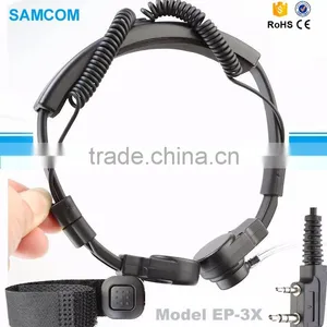 SAMCOM EP-3X Air Tube Hot Selling Transceiver Earphone With 3.5mm Neckband Noise Cancelling Earpiece thumbnail-1