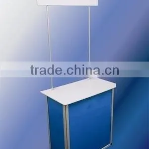 Plastic Screen Style Expo Usage Folding Table for Trade Show thumbnail-1