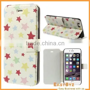 New Arrival Leather Case for Iphone6 Wallet Card Holder PU Leather Flip Case Cover For IPhone 6 thumbnail-1