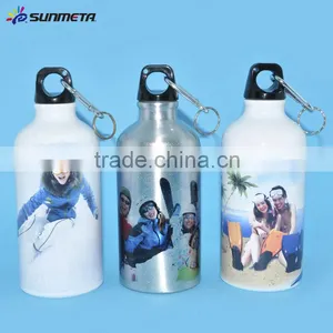 600ml White Coated Sublimation Aluminum Bottle Bicycle Sports Water Bottle LH-03 thumbnail-4