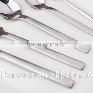 Simple Design Stainless Steel Spoon Fork Knife Set Cutlery KX-S168 thumbnail-4