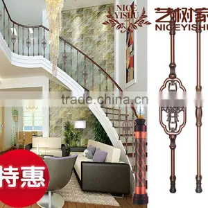 Wrought Iron Stair Railings for House Flooring Design thumbnail-5