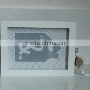 Elegant, Beaded and Decorative Wall-hung Type Wooden Photo Frame thumbnail-1