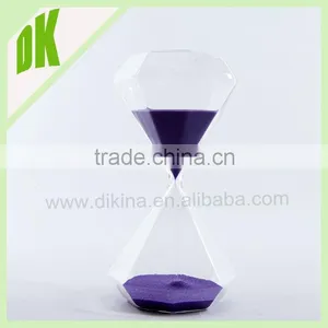 Black Sand,purple Sand,green Sand .... Colorful Hourglass Beautiful Homedecoration / Wholesale Custom 2 Minute Toothbrush Timer thumbnail-2