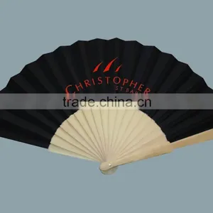 Popular Customized Wooden Bamboo Fan thumbnail-1