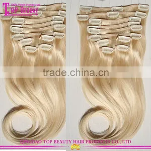 Wholesale Virgin Hair Fashion Style Clip In Hair Extension 7A thumbnail-4