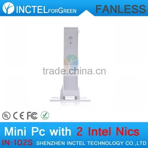 Directx11 Fanless Mini pc Small Desktop Tiny Computer With Intel Celeron C1037U 1.8Ghz 2 LAN USB 3.0 TF SD Card 2G RAM 80G HDD thumbnail-4