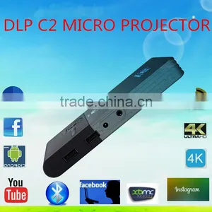 Wholesale Price C2 Mini Overhead Dlp Projector 1g8g Kodi Per-installed Micro Projector thumbnail-1