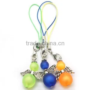 2015 Fashion Style Wholesale Beautiful Acrylic Key Chain,new Product Hot Selling Beaded Acrylic Key Chain thumbnail-3