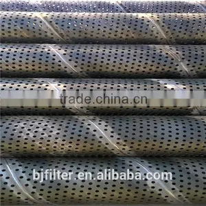 Water Well Usage Strength Enhanced Spiral Welded Perforated Pipe thumbnail-1