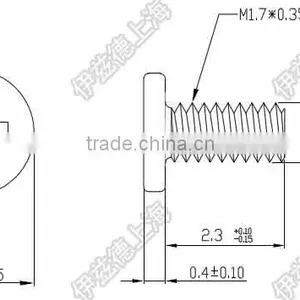 M1.7x2.3 M1.7*2.3 Screw thumbnail-4