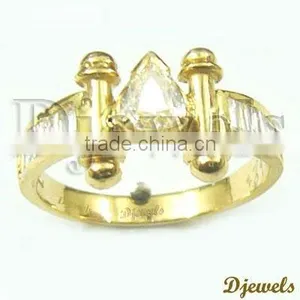 Diamond Gold Rings, Ladies Diamond Rings, Rings Jewelry thumbnail-1