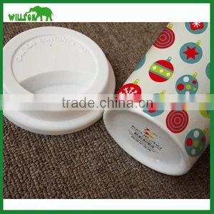 Customized Logo Cheap Ceramic Thermal Mug thumbnail-4