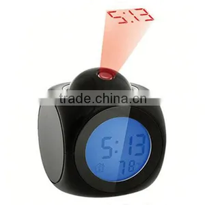 LCD Talking Projection Alarm Clock thumbnail-1