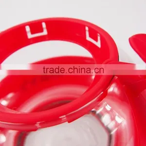 Cheap Red Glass Teapot Sets With 4 Cups and Plastic Holder thumbnail-4