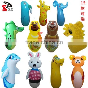 85cm or Customized Yiwu Factory Cheap Price New Animal Design Inflatable Tumbler Toys thumbnail-1