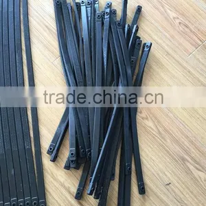 EPDM RUBBER TIE DOWN STRAP WITH GALVANIZED S HOOK 10" 15" 21" 31" 41" thumbnail-1