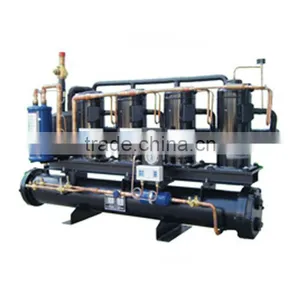 R410a Water Cooled Digital Suspended Scroll Condenser Unit Stand thumbnail-1
