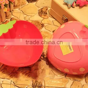 Large Size Strawberry Plastic Storage Bowl thumbnail-3