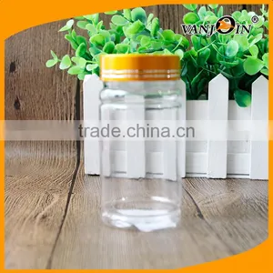 150ml Clear Plastic Pill Bottle For Medicine With Child Resistant Cap thumbnail-1