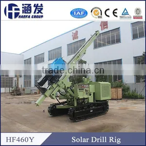 HF460Y Photovoltaic Solar Spiral Pile Rig/Photovoltaic Pile Driver/Mini Mobile Pile Drilling Rig thumbnail-2