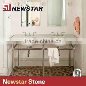 Newstar Stone Top Stainless Steel Vanity Base thumbnail-1
