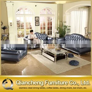 High Quality Stainless Steel Marble Top Coffee Table 817-1# thumbnail-1