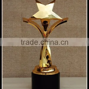 Custom 2016 New Style Sports Souvenirs Star Shaped Cheap Metal Trophy thumbnail-1