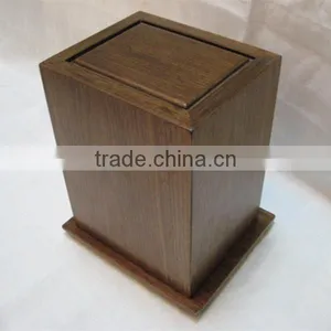China Funeral Supplier Wooden Cremation Urn thumbnail-1