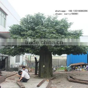 LXY082445 Large Ornamental Foliage Plants Artificial Banyan Tree Decorative Live Ficus Tree thumbnail-1