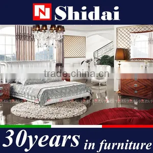 King Size Leather Bed Frame, King Bed Frame, Leather Bed Frame LV-B9016-RE thumbnail-2