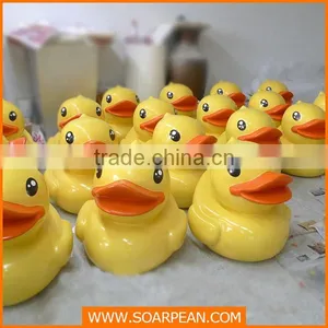 Promotional Large Fiberglass Yellow Duck Statue thumbnail-1