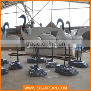 Vivid Life Size Sculpture/crane Statue thumbnail-1