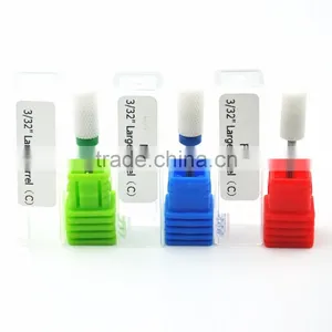 Ceramic Nail Drill Bits For Electric Nails Drills Grinding Machine Pedicure Nail Polishing Cleaning thumbnail-1