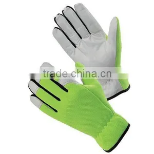 Pig/Goat Skin Leather Mechanic Gloves ZM350-L thumbnail-1