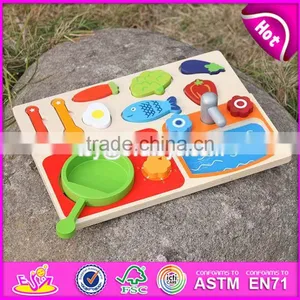 New Design Preschool Play Food Wooden Toy Kitchen Accessories for Kids W10B187 thumbnail-3
