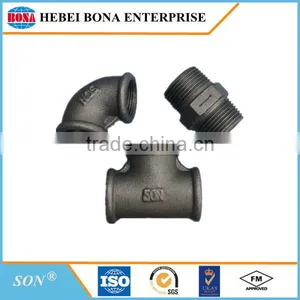 Best Selling Black/galvanized Malleable Iron Pipe Fittings With Competitive Price thumbnail-1