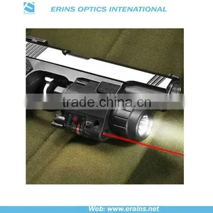 Lightweighted Plastic Housing Red Laser Sight and 200 Lumens CREE Q5 LED Flashlight Combo thumbnail-2