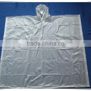 Transparent Vinyl Rain Cape Poncho thumbnail-1