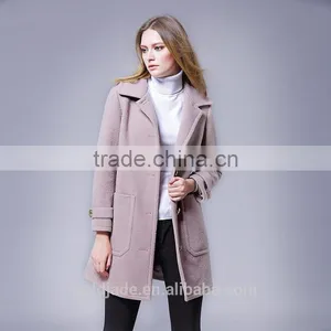 2016 Fashion Design Elegant Long Sleeve Outwear Winter Coats For Women thumbnail-2