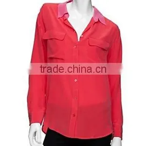 Ladies Red Shirt thumbnail-1