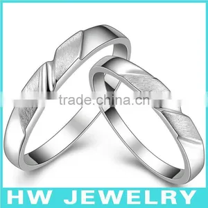 Fashion Couple Jewelry Engagement Matt Ring thumbnail-1