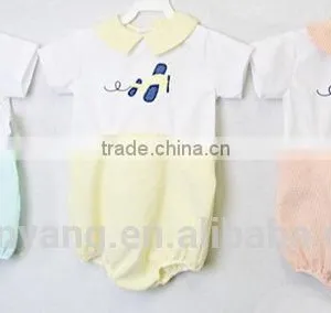 100% Cotton Woven Fabric NewBorn Boutique Baby Clothes Set Made In China thumbnail-2