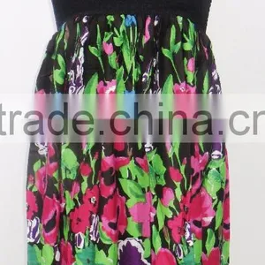 New Trendy 2017 Tube Dress Ladies Wear Resort Wear Beach Dress Spaghetti Strap, Cocktail Dress thumbnail-2