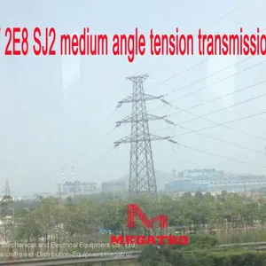 MEGATRO 220KV 2E8 SJ2 Medium Angle Tension Transmission Tower thumbnail-2