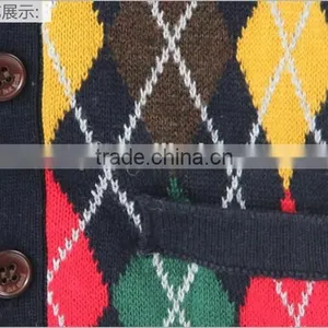 British Style Argyle Boys Knitwear Cardigan thumbnail-4