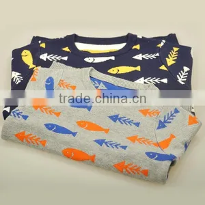 Sweater Design For Kids Children Kids Pullover Sweater Cartoon Fish Knitted Sports Boys Clothing thumbnail-4