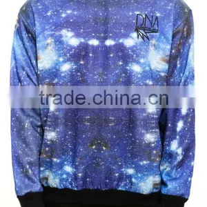Galaxy Sublimation Long Sleeve Sweatshirt Sweat Shirts thumbnail-1