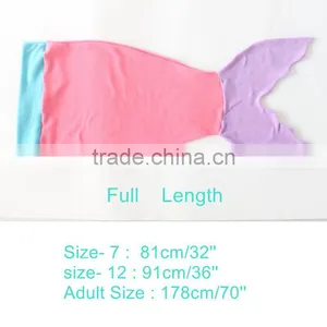 ShiJ Children M In Stock Fleece Mermaid Blanket Tails thumbnail-4