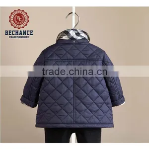 Kid Diamond Quilted Hoodie Wear AD2204 thumbnail-2